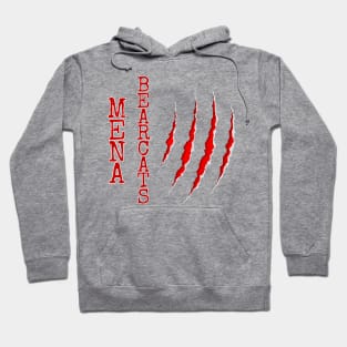 Mena Bearcats with Claw Marks Hoodie